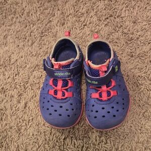 Stride Rite Purple and Pink Kids Water Shoes